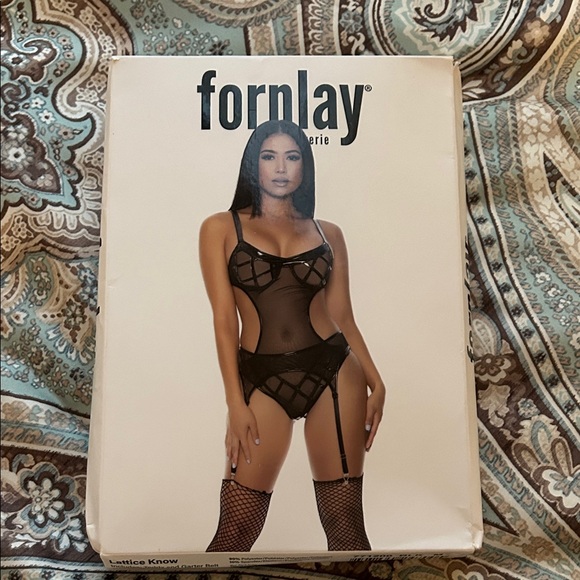 Forplay Other - Forplay Sheer Black Bodysuit